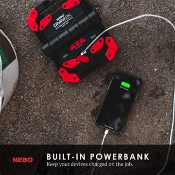 NEBO OMNI 2K Work Light 2000 Lumen Rechargeable