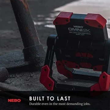 NEBO OMNI 2K Work Light 2000 Lumen Rechargeable