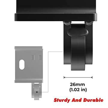 Front Tow Hook Mounting Bracket Compatible with Tacoma 2009-2023 D Ring Shackle Bracket, Demon Hook Bracket Replacement
