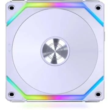 Lian Li UNI Fan SL V2 RGB Revolutionized Daisy-Chain ARGB Fan 120mm Triple Pack White SL120V2-3W