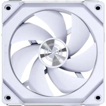 Lian Li UNI Fan SL V2 RGB Revolutionized Daisy-Chain ARGB Fan 120mm Triple Pack White SL120V2-3W