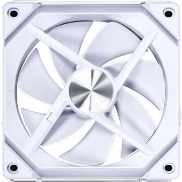 Lian Li UNI Fan SL V2 RGB Revolutionized Daisy-Chain ARGB Fan 120mm Triple Pack White SL120V2-3W