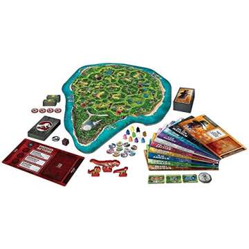 Ravensburger Jurassic Park Danger! Adventure Strategy Board Game for Adults and Kids Ages 10 Years Up - Family Games - 2 to 5 Players