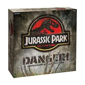 Ravensburger Jurassic Park Danger! Adventure Strategy Board Game for Adults and Kids Ages 10 Years Up - Family Games - 2 to 5 Players