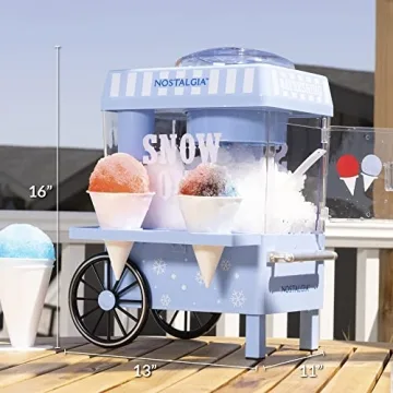 Nostalgia Snow Cone Maker for Summer Parties and Fun