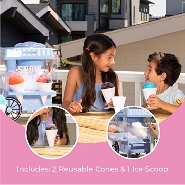 Nostalgia Snow Cone Maker for Summer Parties and Fun