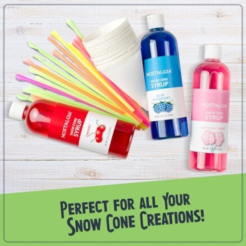 Nostalgia Snow Cone Maker for Summer Parties and Fun