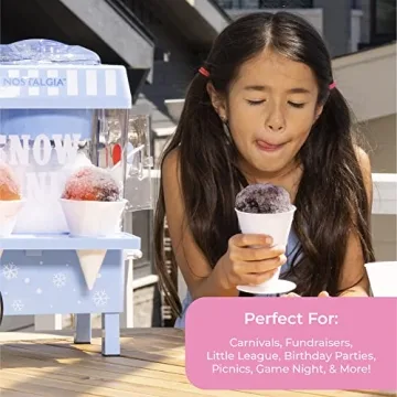 Nostalgia Snow Cone Maker for Summer Parties and Fun