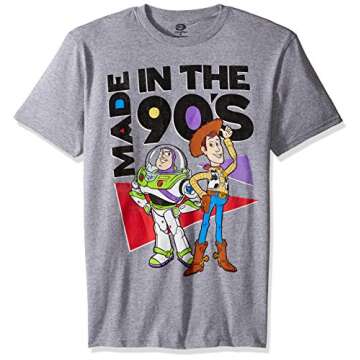 Disney Men's Toy Story Short Sleeve Tee in Heather Grey