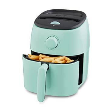 DASH Tasti-Crisp™ Electric Air Fryer Oven, 2.6 Qt., Aqua – Compact Air Fryer for Healthier Food ...
