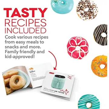 DASH Tasti-Crisp Air Fryer 2.6 Qt Compact Ideal for Small Spaces