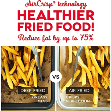 DASH Tasti-Crisp Air Fryer 2.6 Qt Compact Ideal for Small Spaces