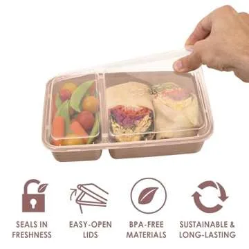 Bentgo 20-Piece Stylish Meal Prep Set - BPA-Free Containers