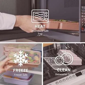 Bentgo 20-Piece Stylish Meal Prep Set - BPA-Free Containers