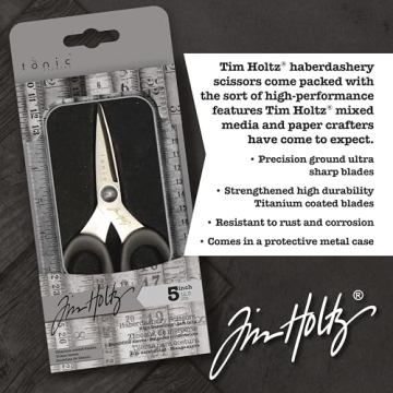 Tim Holtz 5 Inch All Purpose Scissors for Crafting