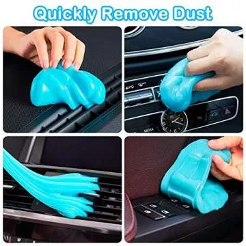 PULIDIKI Car Cleaning Gel Detailing Kit Automotive Dust Car Crevice Cleaner Slime Auto Air Vent Interior Detail Removal for Car Putty Cleaning Keyboard Cleaner Car Accessories