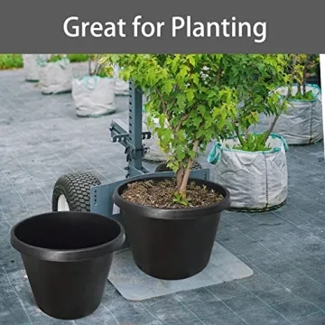 Durable 15 Gallon Plant Nursery Pots for Gardeners