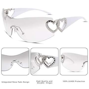 Trendy DeBuff Y2K Sunglasses for Men & Women