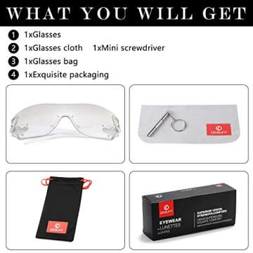 Trendy DeBuff Y2K Sunglasses for Men & Women