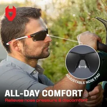 NoCry Safety Sunglasses - Adjustable & UV400 Protection
