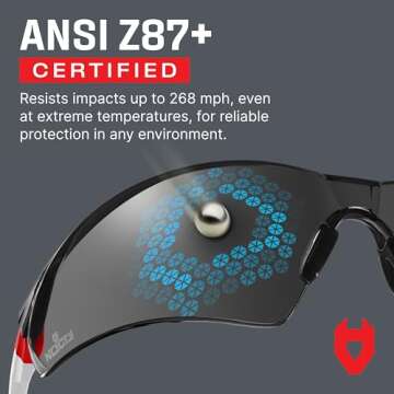 NoCry Safety Sunglasses - Adjustable & UV400 Protection