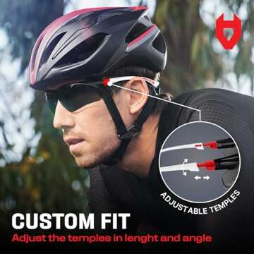 NoCry Safety Sunglasses - Adjustable & UV400 Protection