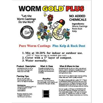 Worm Gold Plus - Organic Fertilizer for All Plants
