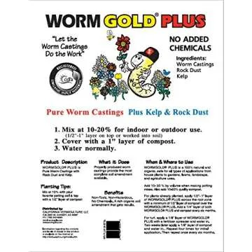 Worm Gold Plus - Organic Fertilizer for All Plants
