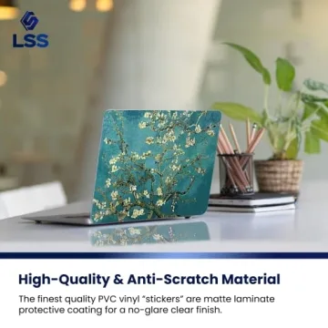 LSS 15 15.6 Inches Laptop Skin Sticker with Wrist Pads