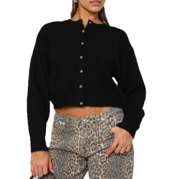 Trendy Cioatin Open Front Cardigan for Fashionable Women