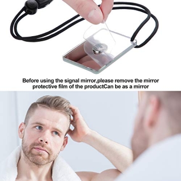 Durable Jetec Survival Reflective Mirror for Outdoor Safety