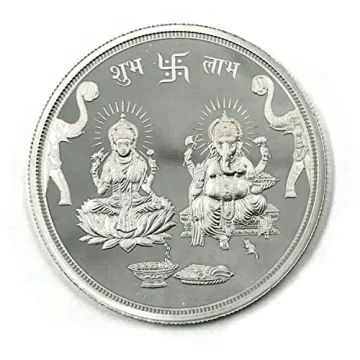 2020 No Mint Mark 999 Pure Silver Ganesha Lakshmi Coin Collection