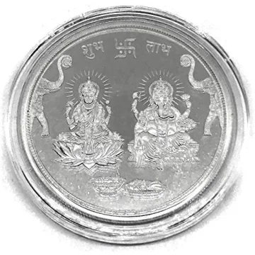 2020 No Mint Mark 999 Pure Silver Ganesha Lakshmi Coin Collection