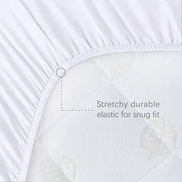 Bamboo Bassinet Mattress Pad Cover for Halo BassiNest