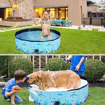 Buy WEISIP Portable Dog Pool - Foldable & Durable