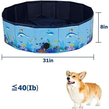 Buy WEISIP Portable Dog Pool - Foldable & Durable