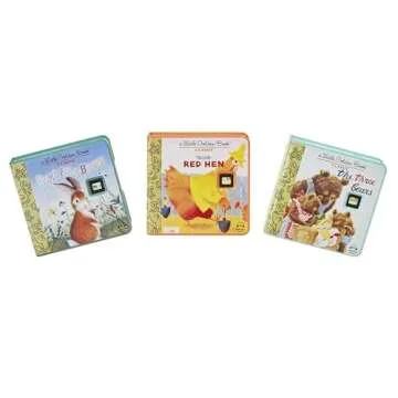 Little Tikes Little Golden Books Animals Collection, Storytime, Books, Audio Play Character, Gift and Toy for Toddlers and Kids Girls Boys Ages 3+ Years