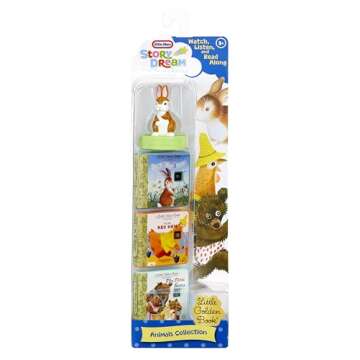Little Tikes Little Golden Books Animals Collection, Storytime, Books, Audio Play Character, Gift and Toy for Toddlers and Kids Girls Boys Ages 3+ Years