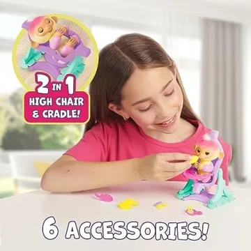 Fingerlings Interactive Baby Monkey Playset with Cradle