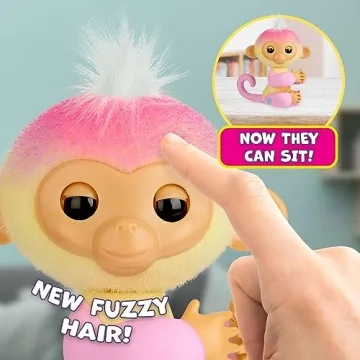 Fingerlings Interactive Baby Monkey Playset with Cradle