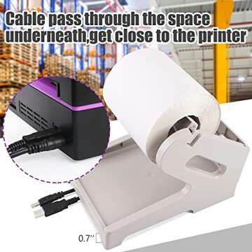 Asmvt Label Holder for Shipping and Thermal Labels - 2 in 1 Holder