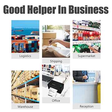 Asmvt Label Holder for Shipping and Thermal Labels - 2 in 1 Holder