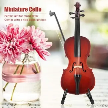 Tiiyee Miniature Cello Model - Perfect Gift for Music Lovers
