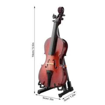 Tiiyee Miniature Cello Model - Perfect Gift for Music Lovers