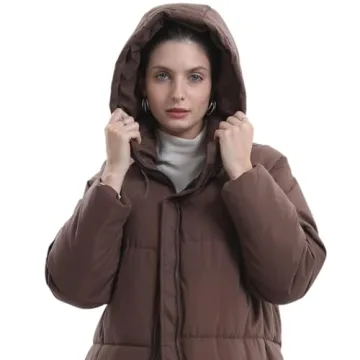 PUFFIT Extra Long Puffer Jacket for Women Warm Winter Coat