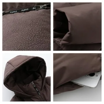 PUFFIT Extra Long Puffer Jacket for Women Warm Winter Coat