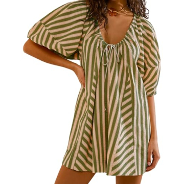 Athlisan Women’s Striped Romper for Summer Style