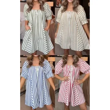 Athlisan Women’s Striped Romper for Summer Style