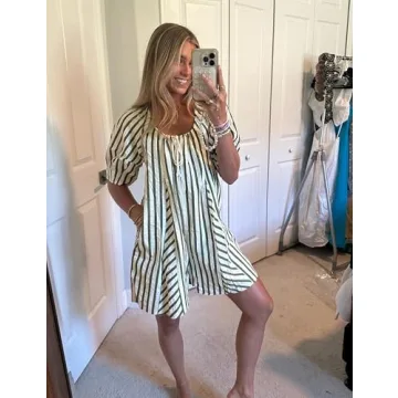 Athlisan Women’s Striped Romper for Summer Style