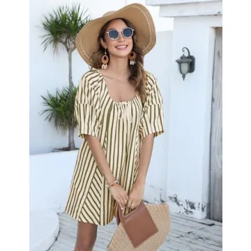 Athlisan Women’s Striped Romper for Summer Style